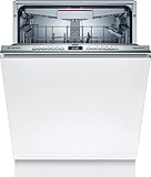 Bosch SHV4HCX48E Serie 4 XXL-Geschirrspüler Vollintegriert, 60 cm breit, bis 92,5 cm extra hoch, Besteckschublade, Silence Programm besonders leise, Extra Trocknen auf Knopfdruck