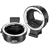 JINTU EF-NEX II Objektiv Adapter Autofokus Konverter für Canon EOS EF EF-S Objektiv auf Sony E-Mount spiegellose Kamera A7 A7R A7S II III A9 3/3N/5N/5R NEX 6 NEX7 A6000 A6100 A6300 A6400 A6500 A6600