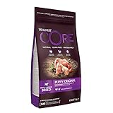 Wellness CORE Puppy Original, Welpenfutter trocken für kleine & mittelgroße Welpen, getreidefrei, mit hohem Fleischanteil, Pute & Huhn, 1,5 kg