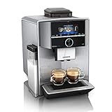 Siemens EQ.9 plus connect s500 Kaffeevollautomat TI9558X1DE, automatische Reinigung, Personalisierung, extra leise, 1.500 Watt, E