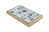 Hostelnovo - 500 Stück Fettpapier zum Verpacken von Lebensmitteln, Einzelmaß 32 x 20 cm, speziell für Pommestüten und jede Art von Behälter, Zeitungspap