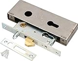 KOTARBAU® Hakenschloss Schiebetore Einsteckschloss 72/30 Schlosskasten Führungsdorn Schiebetürschloss Hakenfallenschloss Torschloss Schloss Eingang