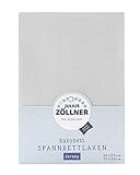 Julius Zöllner 8320147510 - Spannbetttuch Jersey für das Kinderbett, Größe: 60x120 / 70x140 cm, Farbe: hellg