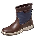 Segelstiefel Compatex kurz Farbe Navy/braun, Größe H: 42