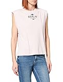 Replay Damen W3568 T-Shirt, 006 Lavender Pale, M