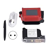Mini-Tintenstrahldrucker, verstellbare Linien Micro-Touchscreen-Bedienung Handheld-Drucker mit Synchronisationsrad für Kunststoff für Stein für Karton(#2)