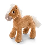 NICI 47105 Kuscheltier Pony Lorenzo 16cm stehend –Pferd Plüschtier für Mädchen, Jungen & Babys – Flauschiges Stofftier zum Kuscheln & Spielen – Kuscheliges Schmusetier, BRAUN, 16