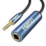 MillSO Klinke Adapter 3,5mm Klinkenstecker auf 6,35mm Klinken Buchse TRS 1/4 zu 1/8 Stereo Audio Aux Adapter Kabel mit 24K Vergoldete Kontakte für Kopfhörer, Lautsprecher und Klavier - 20