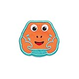 Affenzahn Klett Badge - mit verschiedenen Tiermotiven, geeignet für den Daydreamer Abenteuer Rucksack - Krabbe - Orang