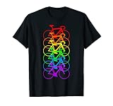 FAHRRAD ZUBEHÖR TRIATHLON RADFAHRER DAMEN HERREN PRIDE BIKE T-S