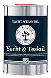 OLI-NATURA Yacht- und Teaköl (Holzöl zum Schutz von Hart- und Exotenhölzern im Außenbereich), N