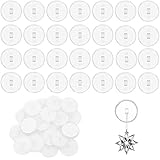 GOCROWEEN Deckenhaken Selbstklebend 50Pcs Klebehaken ohne Bohren Selbstklebend Transparent Wandhaken für Küche Bad Wand Tür Decke zum Aufhäng