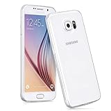 NEW'C Hülle für Samsung Galaxy S6, [Ultra transparent Silikon Gel TPU Soft] Cover Case Schutzhülle Kratzfeste mit Schock Absorption und Anti Scratch kompatibel Samsung Galaxy S6