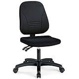 prosedia® Younico Plus 3 – Top Bürostuhl/Schreibtischstuhl – sehr ergonomisch - Made in Germany - TÜV Rheinland geprüft und Zertifiziert (Ohne Armlehnen, Schwarz)