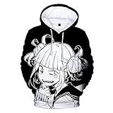 NC 3D Casual Sportswear Herbst/Winter Herren und Damen Plus Samt Bedruckte Studenten-Sweatshirts My Hero Academy Sportswear einfarbige Slim-Fit Sporttops M