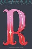 Notizbuch Monogramm: Personalisiertes Journal gepunktet mit Initial, Design Letters Buchstabe R