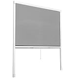 TecTake Insektenschutzrollo Fliegengitter Rollo Aluminium - diverse Größen - (130x160cm | Nr. 402061)