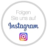 Instagram-Aufkleber | Social Media Sticker | Folgen Sie uns auf Instag