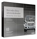 FRANZIS 67052 - Mercedes Benz Adventskalender – in 24 Schritten zur Mercedes G-Klasse unterm Weihnachtsbaum, Bausatz für das detailgetreue Modell im Maßstab 1:43, empfohlen ab 14 J