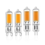 SZHHFJJYP HHF LED Bulbs Lamps, 10 Stücke LED COB Birne Neue Ankunft Glas G9 G4 2W 3W Nein Flicker 220 V Light Home Kronleuchter Spotlight Ersetzen Halogenlampen Bomb