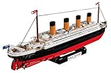 Konstruktionsspielzeug Bausteine Bauklötze Spielzeug Schiff COBI 1928 RMS Titanic 1: 450 - Executive Edition + Mauspad von Juminox 960 hochwertige E