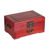 Wooden Jewelry Box NAN Caja de joyería de Madera de Palisander Antigua Caja de joyería de manóña Caja de Madera de la dotación Caja de Madera de sá