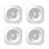 Pmandgk 4 Pack für Tuya WiFi PIR Bewegung Sensor Drahtloser Infrarot Detektor Sicherheit Einbruch Alarm Sensor Life APP Steuerung