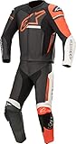 Alpinestars GP Force Phantom 2-Teiler Motorrad Lederkombi Schwarz/Weiß/Rot 56