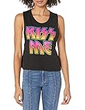 KISS Damen Women's Fashion Muscle Tees Hemd, Black//Vivid, Groß