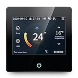 ZJXGW WiFi-Smart Thermostat-Heiztemperaturregler mit Celsius/Fahrenheit LED Touchscreen arbeiten mit (Color : WiFi ElectricHeating)