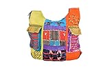 Damen Hippie Stil mehrfarbige Lange Schultertasche-BAGS0001S