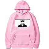 Yesgirl Jujutsu Kaisen Hoodie Damen Herren Unisex Pullover Casual T-Shirt Anime 3D Druck Langarm Shirt Top Yuji Itadori Sweatshirts Rosa 2XL