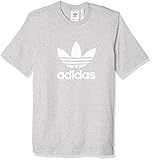adidas Herren T-Shirt Trefoil, Medium Grey Heather, M, CY4574