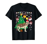 Ugly Christmas Wolf Geschenk als Kostüm Weihnachten Xmas T-S