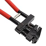 CCLIFE Kombinierte Absetzzange Ø5mm Lochzange Falzzange Karosseriezange Blechlocher zum Lochen und F