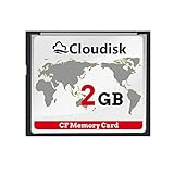 Cloudisk Compact Flash CF-Karte, Speicherkarten, High-Speed-CompactFlash-Leser, Kamerakarte für DSLR (2 GB)