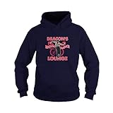 Uzubunki Deacon Erotic Dance Vampire in Shadow T-Shirt, Hoodie Navy, M