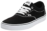 Vans Herren Doheny Sneaker, Schwarz ((Canvas) Black/White 187), 42 EU