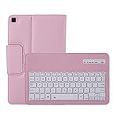 Chstls Tastatur Hülle für Galaxy Tab S6 10.5 Zoll 2019 (SM-T860 / SM-T865), PU Leder Folio Ständer Cover mit Magnetisch Abnehmbarer Kabellose Bluetooth Tastatur - R