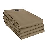 Deconovo Abdunklungsvorhang Lärmschutzvorhang Vorhang Blickdicht Verdunkelung, 260x140 cm(HöhexBreite), Taupe, 4er S