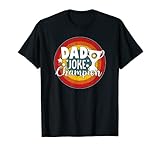 Lustiger Papa Witz Champion Vater mit Trophäe Retro Vintage T-S