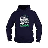 Yes I Do Have A Retirement Plan Shirt, Farming Shirt, Farmer T Shirts, Farming T-Shirt, Farming Geschenke, Farming Life, Traktor Tee, Funny Farm, Farming Dad Unisex Shirt, Hoodie Navy, XXXL