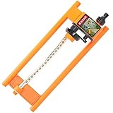 KADAX Oszillationssprenger mit Aluminiumrohr und 15 Düsen, bis zu 288m2, Gartensprinkler aus Kunststoff ABS, Rasensprenger mit Vier Modi, Sprinkler (41,5 x 14,7 cm)