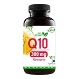 Coenzym Q10, 100% Vegan, extra hochdosiert mit 300mg pro Kapsel - 60 Kapseln im 2 Monatsvorrat, Bioaktiv, Premium Q10, MeinVita L