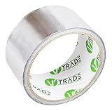 V1 Trade - Aluminium Klebeband, Selbstklebendes Aluminium Tape, Reperaturband Alu tape für Reparaturen - 1 Rolle (48 mm x 10 m)