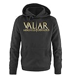 Just Style It - Valar Morghulis/Dohaeris - Game of Thrones - Herren Hoodie - Schwarz/Gold Gr. S