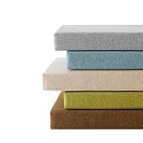 JXYQ Bank Sitzkissen Pads 2 3 Sitzer Indoor Outdoor,Gartenkissen55cm/110cm/120cm,Langes Stuhlkissen für Esszimmer,Fresh Green,50 * 55