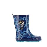 Paw Patrol Gummistiefel, EU 29, Regenstiefel Kinder für Jungen und Mädchen, Regenschuhe, Kinderschuhe mit Chase und Marshall, Boots, Schlupfstiefel, Paw Patrol Aufdruck, rutschfeste Sohle, B