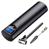 Lvhan Elektrische Digitale Reifenpumpe - Luftkompressor Elektrische Luftpumpe,Portable Reifenpumpe mit LCD Display für Auto, Fahrrad, Motorrad, Basketball, Footb