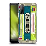 Head Case Designs Audio Kassette Geometrische Gadgets Soft Gel Handyhülle Hülle kompatibel mit Sony Xperia 10 II